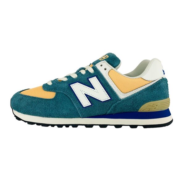 New Balance 574 Green Orange Men\'s Shoes Casual Sneakers U574GPB main image 8